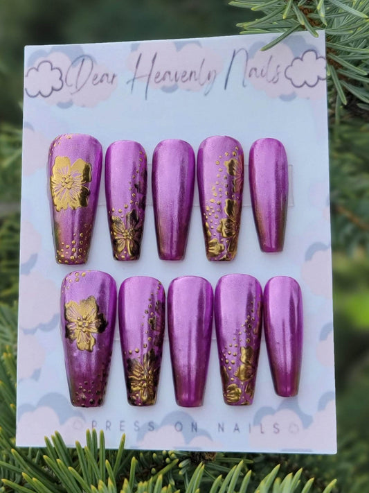 Purple & Gold Chrome